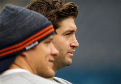 Jay Cutler, Caleb Hanie